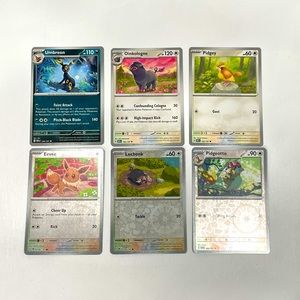 Pokémon Trading Cards Evolution ( Eevee R Holo-> Umbreon… and more)